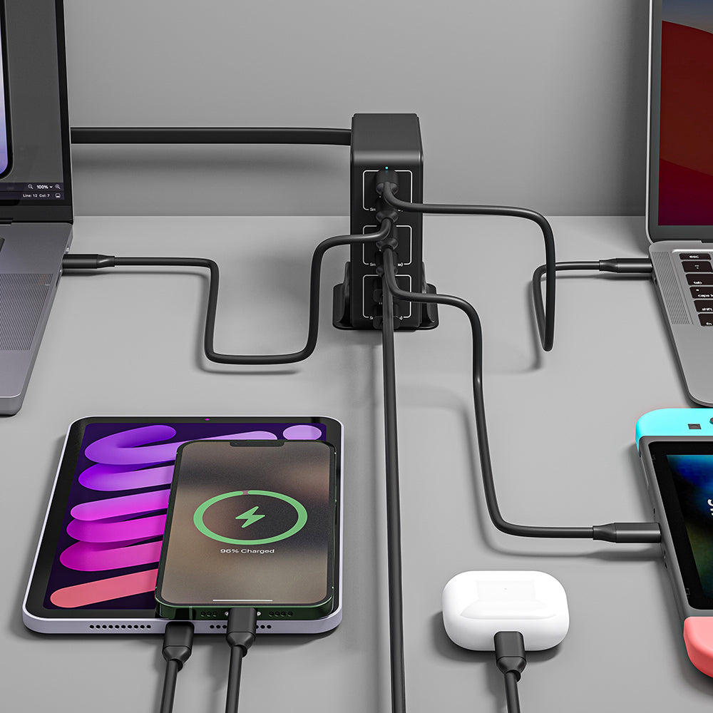 120W USB C 6-Port Charging Station Q839