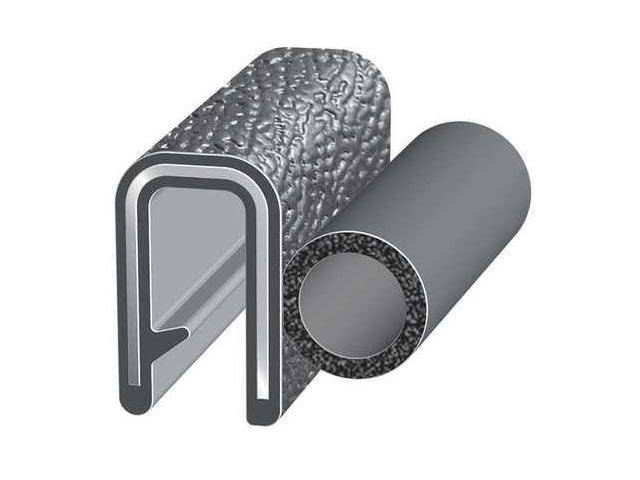 Trim Seal with Alum Clip, 0.23 in W, 100 ft P7776