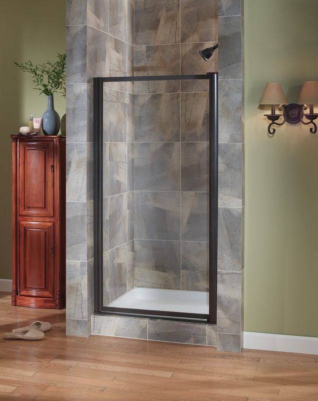 Oil Rub Bronze Pivot Shower Door B14080