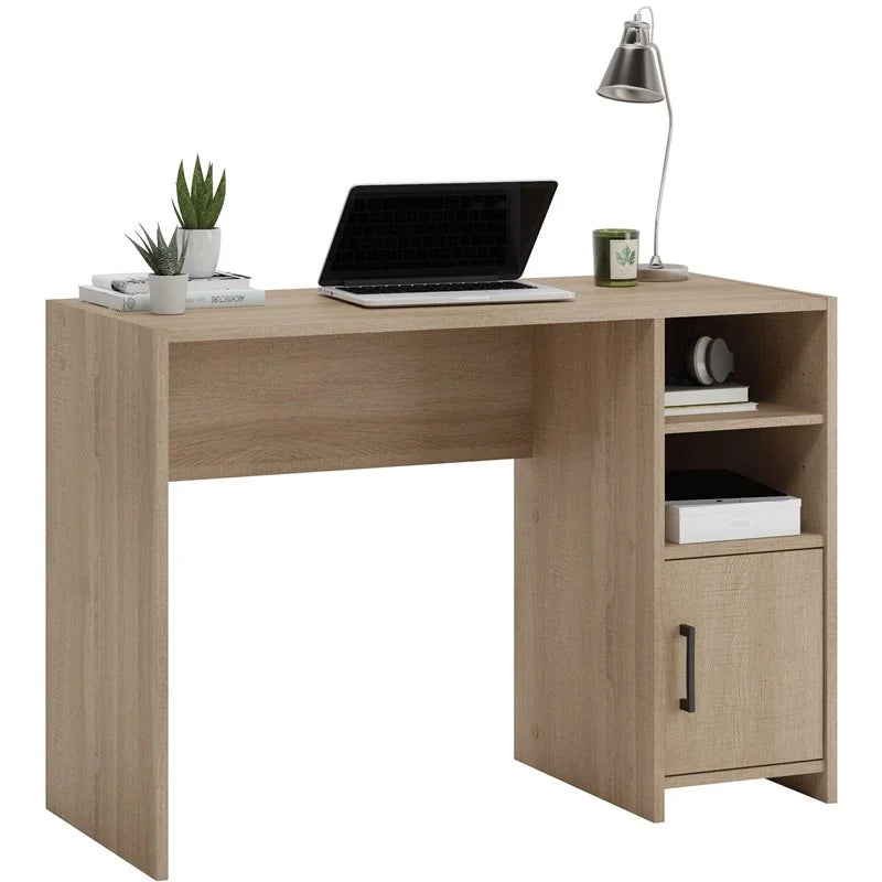 Desk with Engineered Wood in Summer Oak Finish P243119