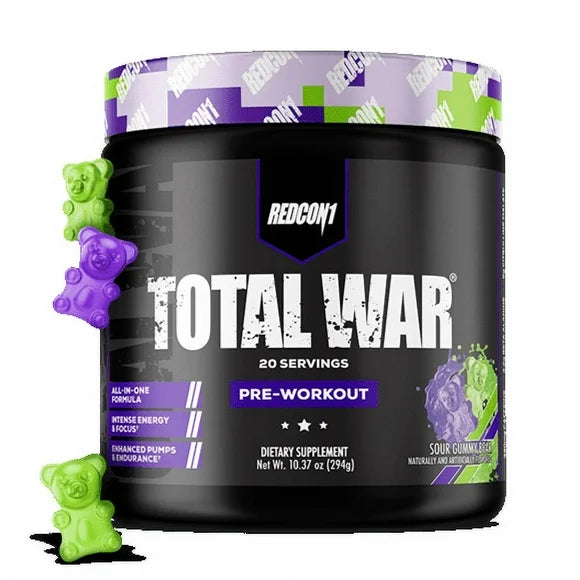 Sour Gummy Bear Pre Workout Powder 20 Servings N91725