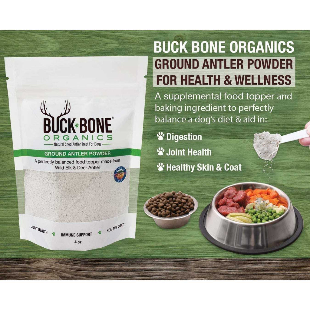 Ground Wild Elk and Deer Antler Powder for Dogs E8516