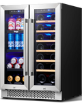 24 Can Beverage Refrigerator with Glass Door Y5658