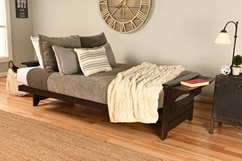 Queen Futon with Suede Red Mattress Z4212