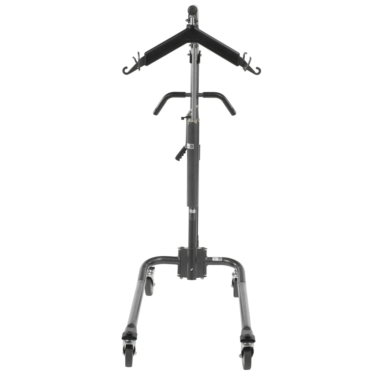Hydraulic Patient Lift with Six Point Cradle, 5x22 Casters, Silver Vein Z1500