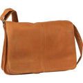 Tan Leather Messenger Bag E131446