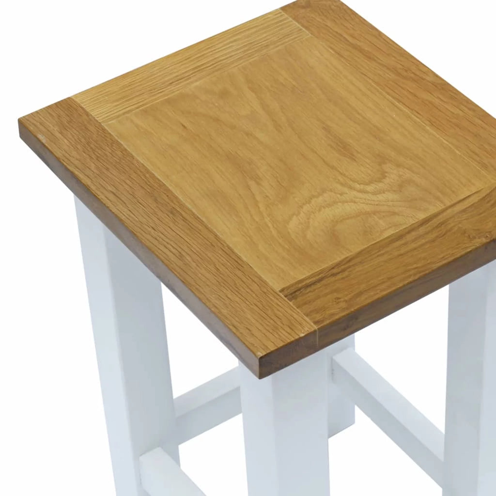 Solid Oak Wood End Table B694