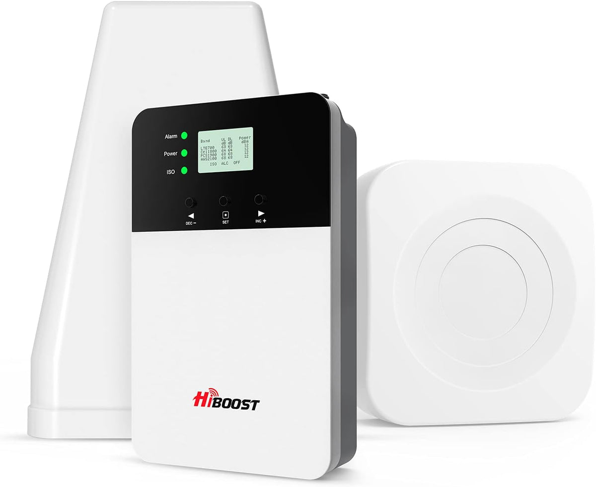 Cell Phone Signal Booster with 2 Indoor Antennas, 4G 5G LTE W661