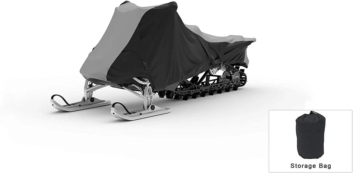 Snowmobile Cover with Built-in Securing Straps and Storage Bag M848