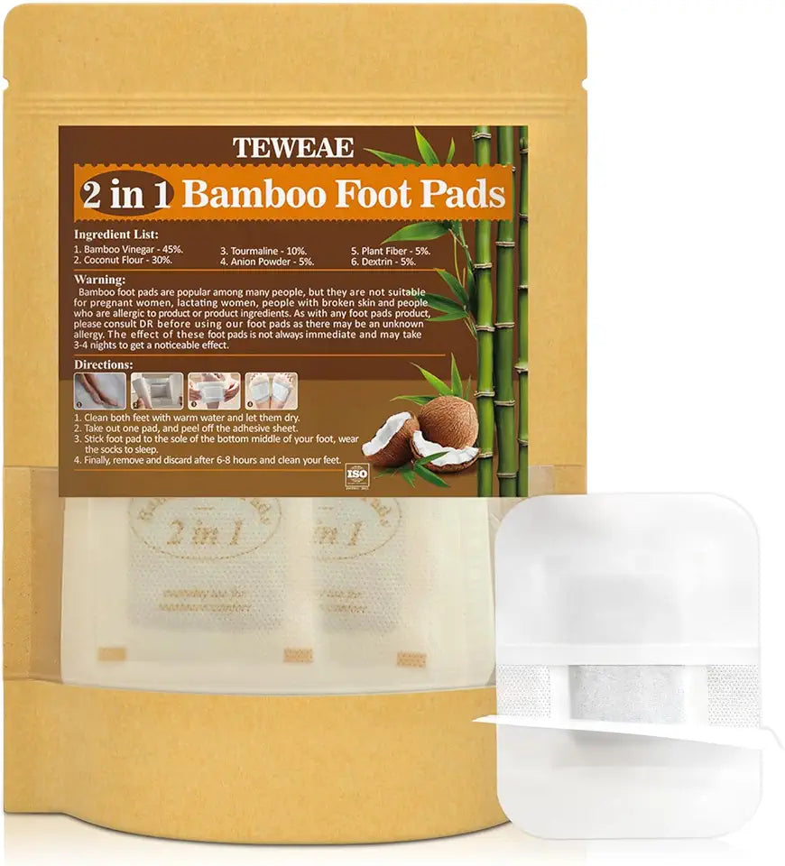 Bamboo Vinegar Coconut Shell Powder Foot Pads Y882580