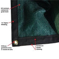 8 x 18 ft. 90 Percent Shade Cloth, Shade Sail - Green Y8463