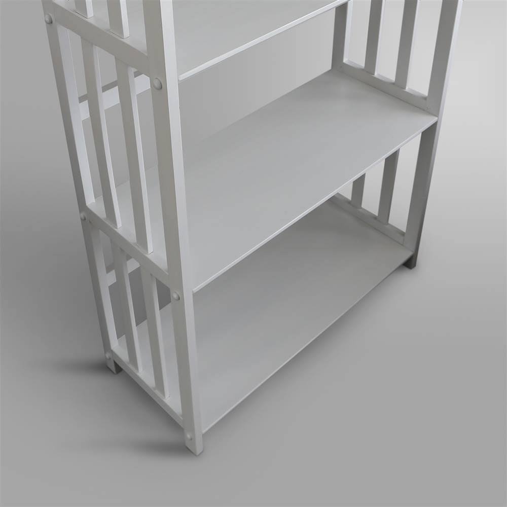 White 5-Shelf Bookcase W958235