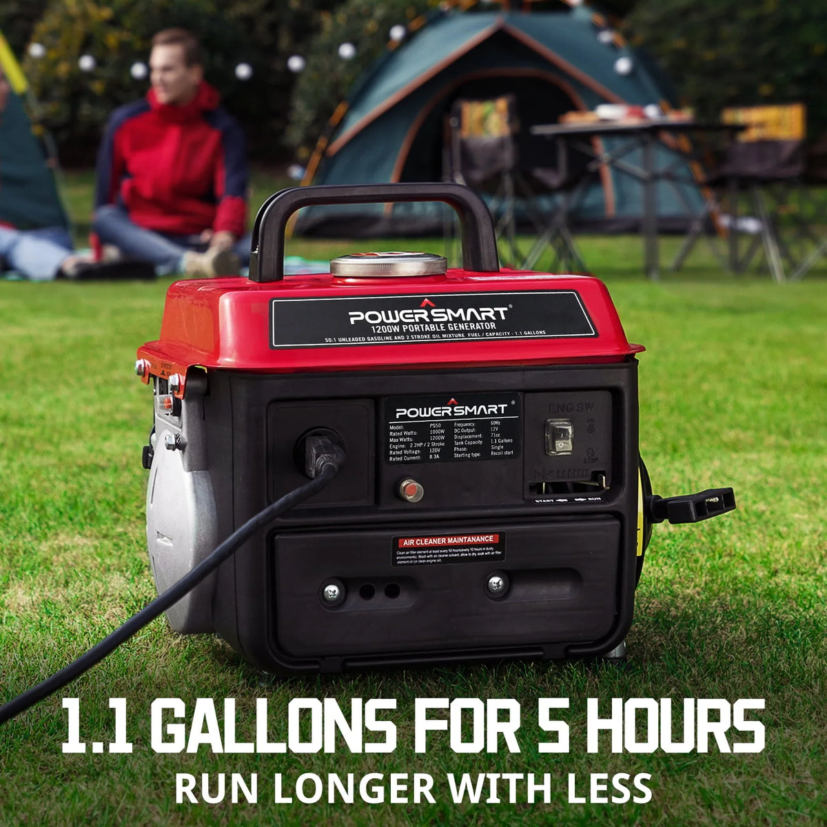 1200W Portable Gasoline Inverter Generator Y1817