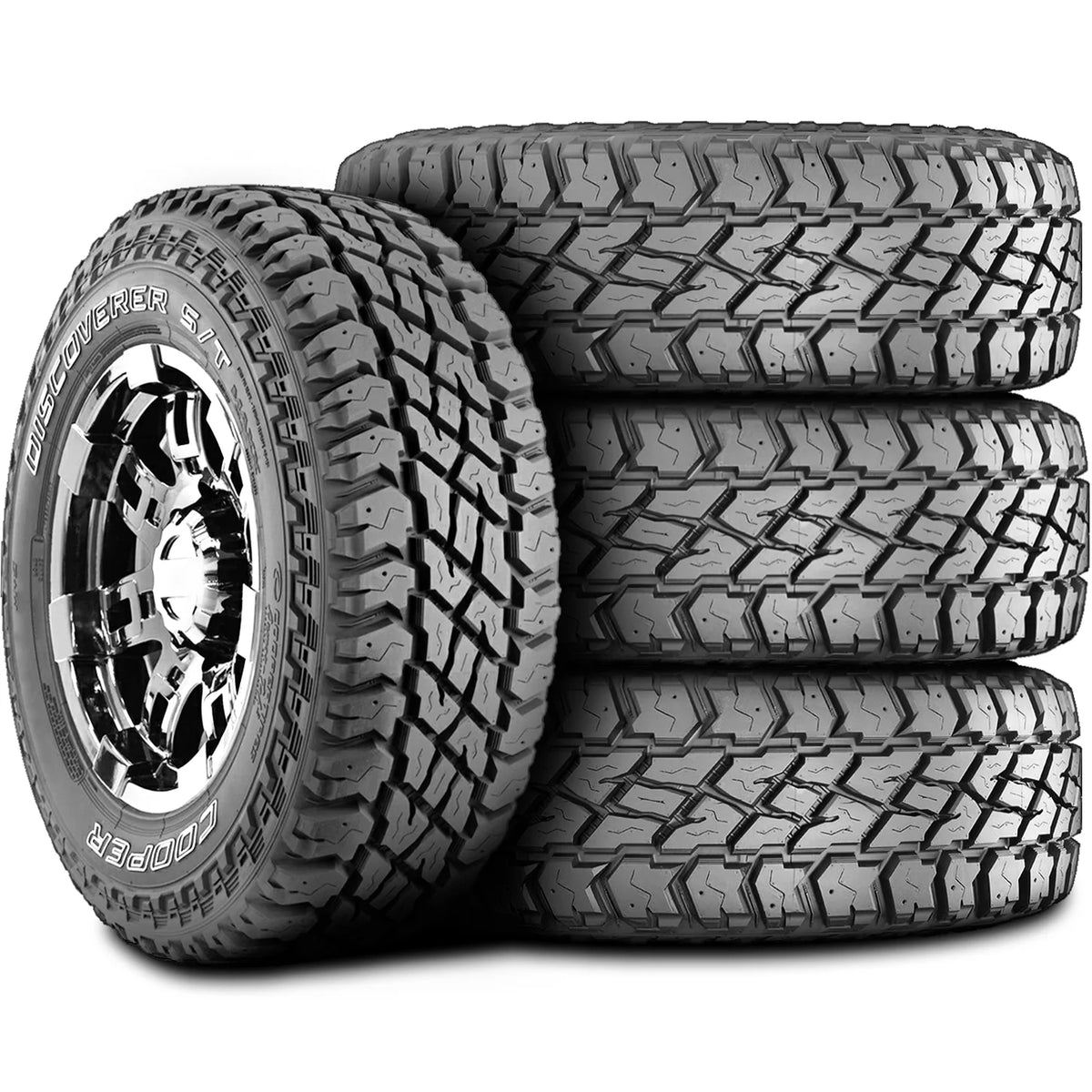 Pair of 2 LT 285/70R17 121/118Q E 10 Ply Mud Tires I53094