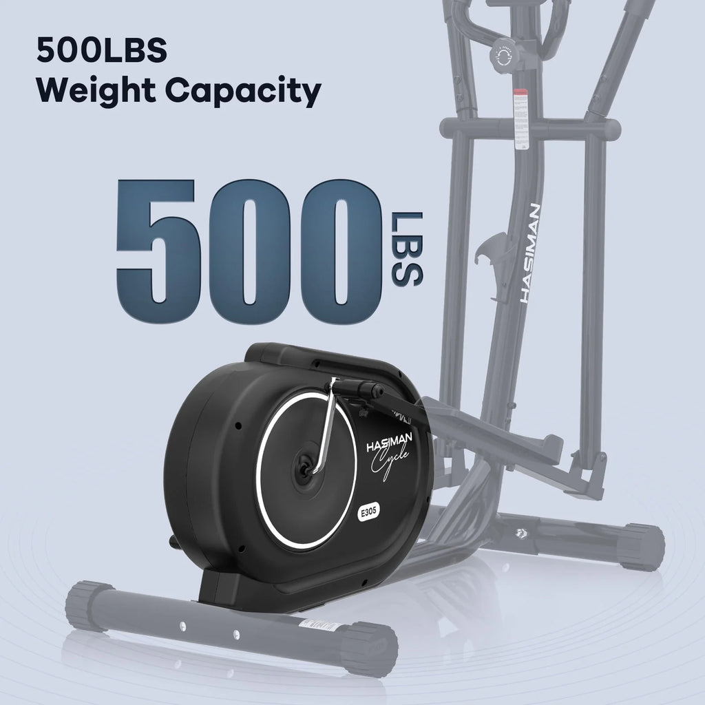 Silent Magnetic Elliptical Bike Stationary Exercise Machine D370037