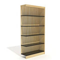 Natural Maple 4 Shelves Standard Bookcase A2849