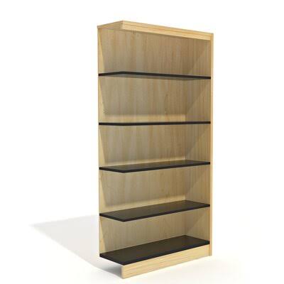 Natural Maple 4 Shelves Standard Bookcase A2849