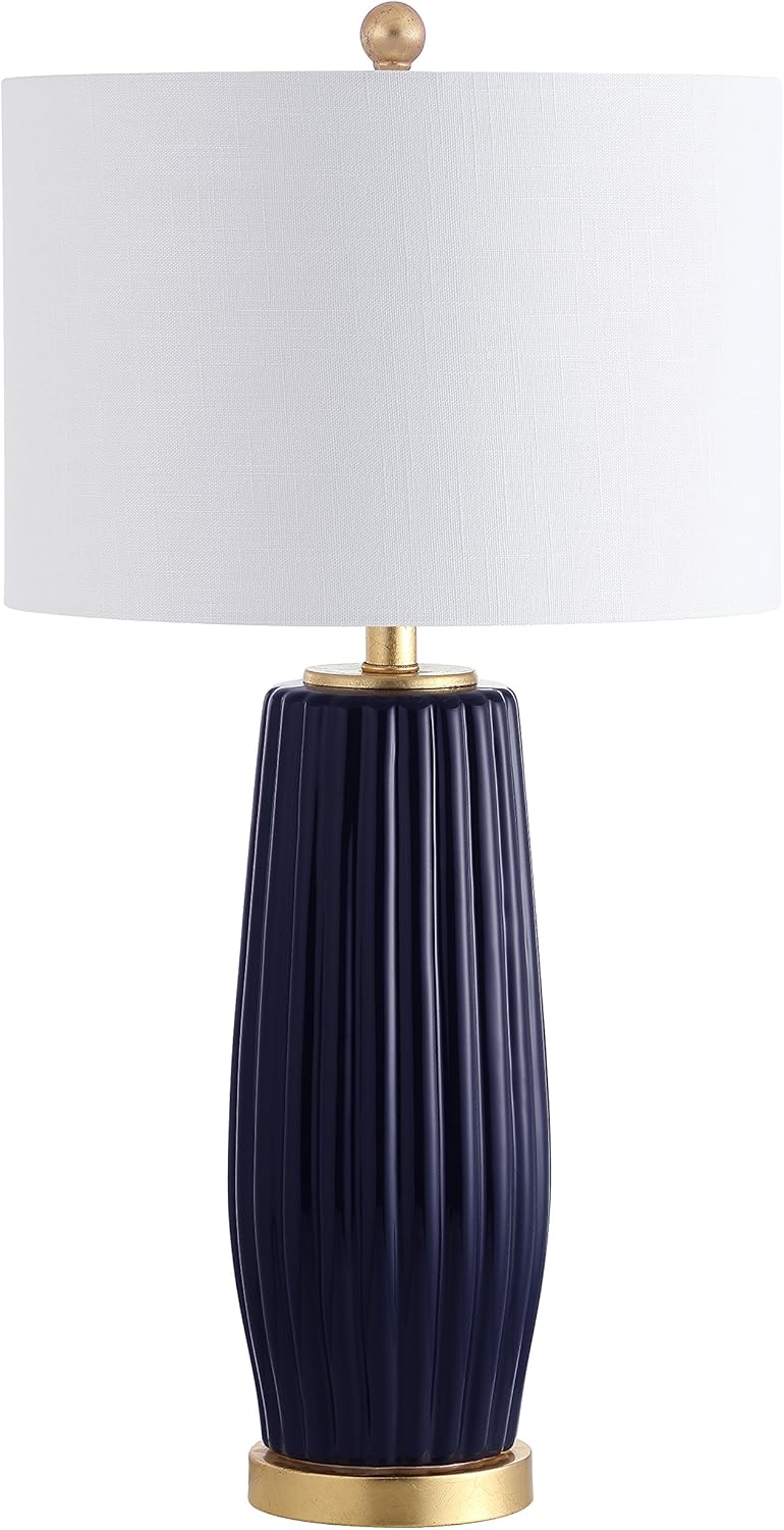 Navy Ceramic LED Lamp J3230