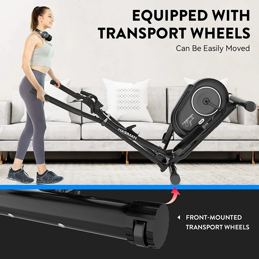 Silent Magnetic Elliptical Bike Stationary Exercise Machine D370037