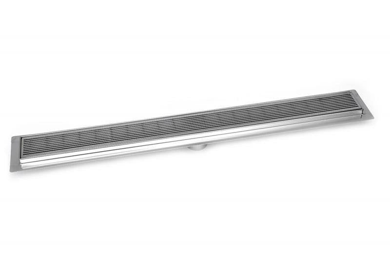 Stainless Steel Linear Shower Drain, Brushed Nickel, 16 inch/24 inch/30 inch/35 inch/39 inch/47 in R2640