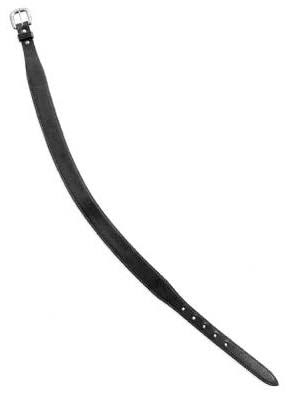 Black Leather Concealable Contour Belt 32 U82166