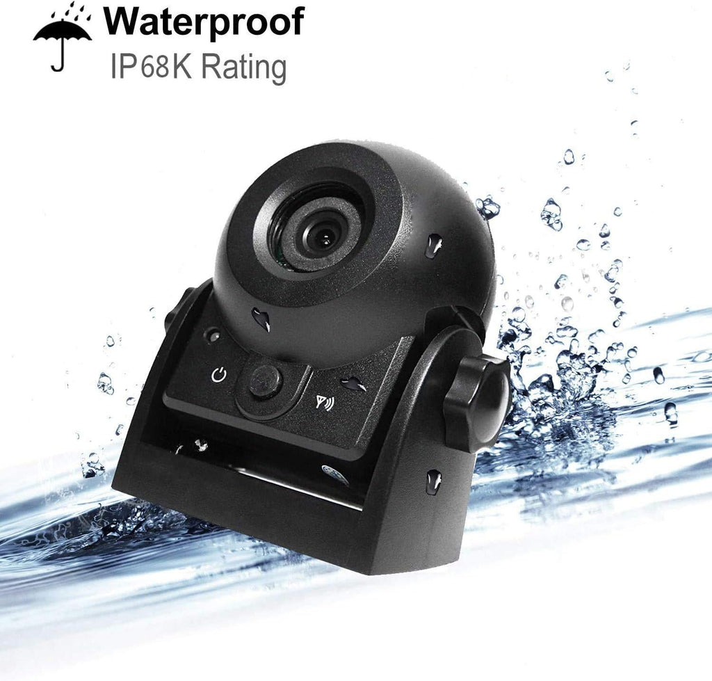 Wireless Backup Dash Cam with WiFi Reversing Camera IP68 Waterproof IR Night Vision Wide Angle Magnetic Rear View Parking Camera W6627
